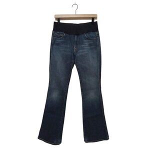 A Pea in the Pod 7 For All Man Kind Flare Maternity Jeans Sz 31